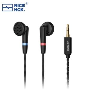 NiceHCK EBX25Ti Flagship Hi-Fi Flathead Earbuds – Beryllium Driver (New)